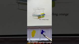 Saturation #art #watercolor #watercolortutorial #arttutorial #artshorts #colortheory