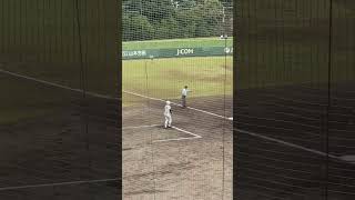 日大三高　二宮士　サード強襲タイムリー　世田谷西リトルシニア出身　R4.10.15