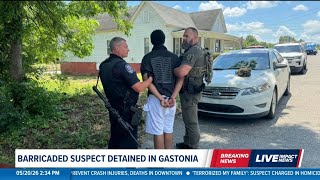 Armed suspect arrested after standoff in Gastonia