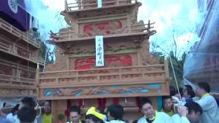 2016西条祭り　伊曽乃神社祭礼　巡行　加茂川土手