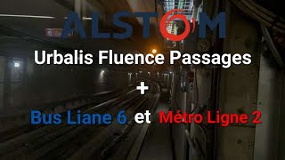 [MÉTRO] Ligne 1 🟡 Alstom Ublrais Fluence Passages Station + Bus Iveco L6 + {MÉTRO} Ligne 2 🔴