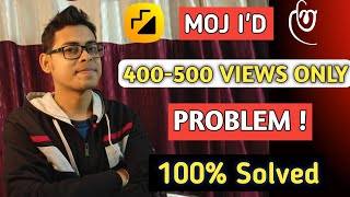 How To Solve Views Problem On Moj App | Moj ID Freeze | Unfreeze Your Moj Account | SUJOY SAHA