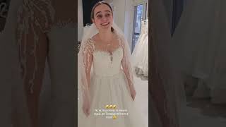 ЗАСНІЖИЛО❄️ВИБИРАЄМО ТАНІ ВЕСІЛЬНУ СУКНЮ👰‍♀️ Марія Тишик 15/3/25 Частина 1