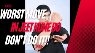 The Worst Technique in JKD!  Don't Do It...Do This Instead!