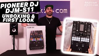 Brand new Pioneer DJ DJM-S11 battle mixer for Serato \u0026 Rekordbox - Unboxing \u0026 first look #TheRatcave