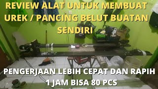 Review alat  pelintir senar urek belut / pancing belut buatan sendiri - Mang izay