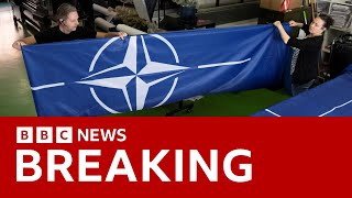 Sweden formally joins Nato military alliance | BBC News