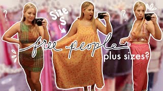 does free people have "secret plus sizes"? INSIDE THE FITTING ROOM!