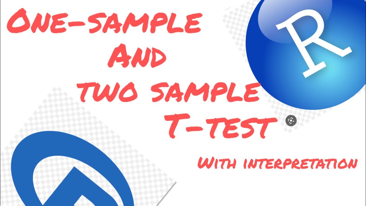 One Sample T Test. Two Sample T Test For Equal & Unequal Variances ...