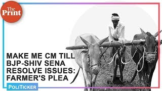 Make me CM till BJP-Shiv Sena resolve issues: Maharashtra farmer's letter to governor