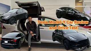 အမေရိကန် ထုတ် နောက် ဆုံး ထွက် Tesla ( တက်စလာ ) Model Y 2025 Car Review.