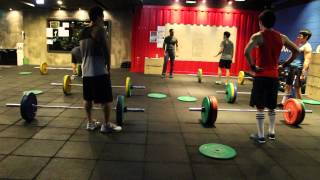 2014-09-03 crossfit sentinel wod 하이 행 클린 High Hang Clean 행 파워 클린 Hang Power Clean