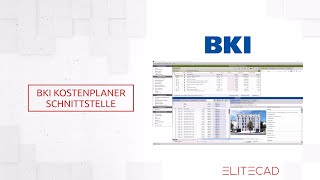 ELITECAD Architecture 16 | Schnittstelle zu BKI Kostenplaner 2022