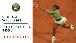 Serena Williams vs Irina-Camelia Begu - Round 1 Highlights | Roland-Garros 2021
