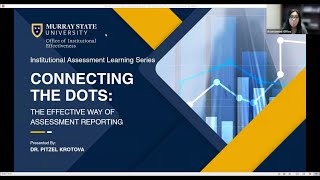 IALS 2025 - Connecting the Dots: The Effective Way of Assessment Reporting