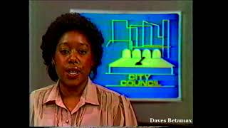 WIFR Channel 23 Action News Break Late December 1984 Rockford Illinois