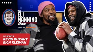 Kevin Durant Catches TD Pass from Eli 👀 | The Eli Manning Show