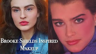 Brooke Shields Inspired Makeup Look (80s supermodel)