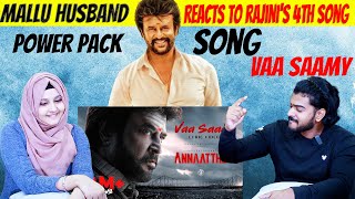 Vaa Saamy - Lyric Video - Reaction | Annaatthe | Rajinikanth | Sun Pictures| Siva| D.Imman | Fazvlog