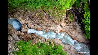 The Koritnica Gorge canyon and Kluže Fortress, Slovenia