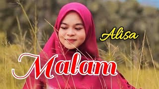 MALAM (Rita Sugiarto) - ALISA (Cover Dangdut) VIDEO LIRIK