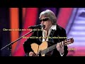 josé feliciano che sarà with italian and english lyrics