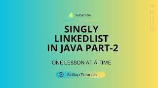 Code Execution for Singly Linked List in Java | Data Structure