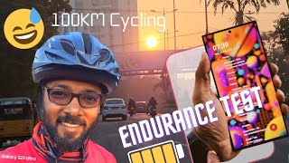 100km Cycle Ride with Galaxy S23 Ultra - Endurance Test