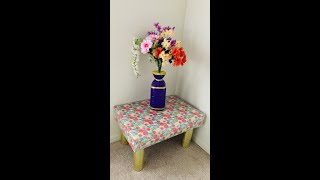 How to Make Best Table at Home | diy bedside table with cardboard | cardboard furniture diy #Shorts
