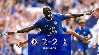 Chelsea 2-2 Tottenham Hotspur | First goal for Koulibaly as late drama ends in a draw | Highlights