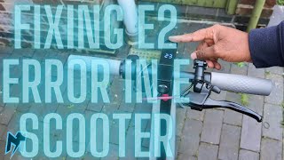 DIY Fix: How to Troubleshoot and Repair an E2 Error Code on Your E-Scooter