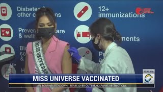WORLD NEWS - Miss Universe Vaccinated
