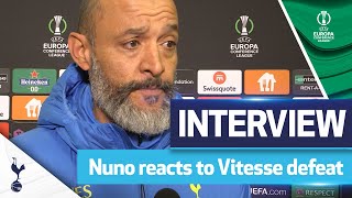 "A lack of focus in some moments." - Nuno analyses defeat in Europe | Vitesse 1-0 Spurs