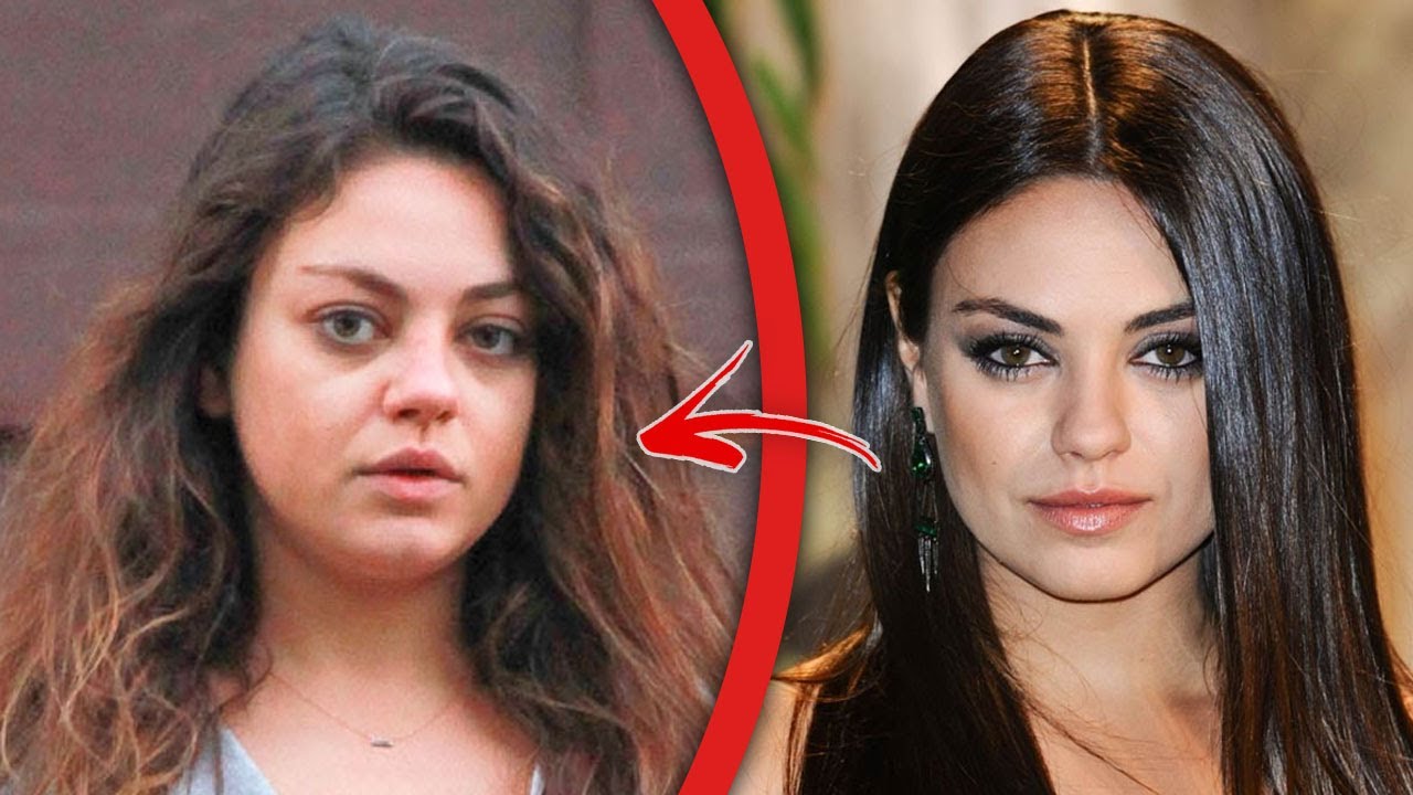 Celebrities With And Without Makeup Younger Days Infoupdate Org