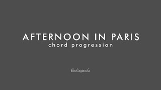 Afternoon In Paris chord progression (no piano) - Jazz Backing Track Play Along The Real Book