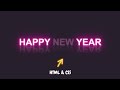 HTML & CSS Glowing Text Animation Effects #CodeElse