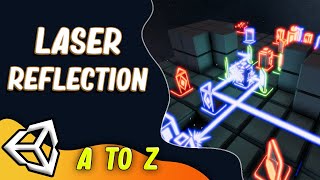 Dynamic Lasers Beam Reflection Unity3D with Post-processing | Unity Beginner Tutorial
