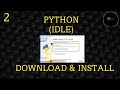 Download Python (IDLE) & Install,How to run program in Command Prompt|| Lec-2