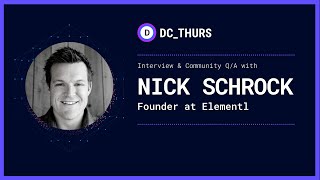 DC_THURS on Data Orchestration w/ Nick Schrock (Elementl)