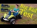 Power Wheels Dune Racer 24V 95lb Performance Test With 12 Cell 18650 Li-Ion