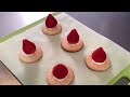 ミルキーないちごモンブランの作り方／how to make strawberry mont blanc.