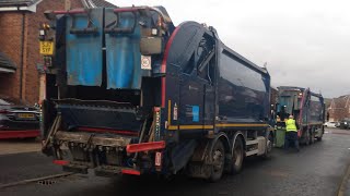 OLD VIDEO! Geesink GPM IV Bin Lorry Collecting General Waste