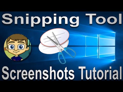 The Snipping Tool – Windows Screenshots Tutorial