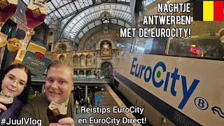 Per NIEUWE EUROCITY naar ANTWERPEN 🇧🇪 + VERTRAGING | #JuulVlog