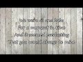 David Cook - Always Be My Baby (lyrics) | musik dliriks