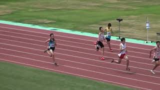 北九州市小中学生記録会 中3 100m予選3組