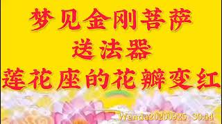 卢台长开示：梦见金刚菩萨送法器，莲花座的花瓣变红Wenda20200925   30:44