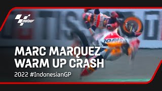 Marc Marquez' MotoGP™ Warm Up Crash | 2022 #IndonesianGP