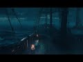 Gentle Ocean Waves & Light Rain in a Sea Storm | Soothing Sounds for a Deep Sleep