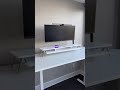 fenge desk shelf shell unboxing dreamsetup diy wfh desksetup monitorstand deskspace